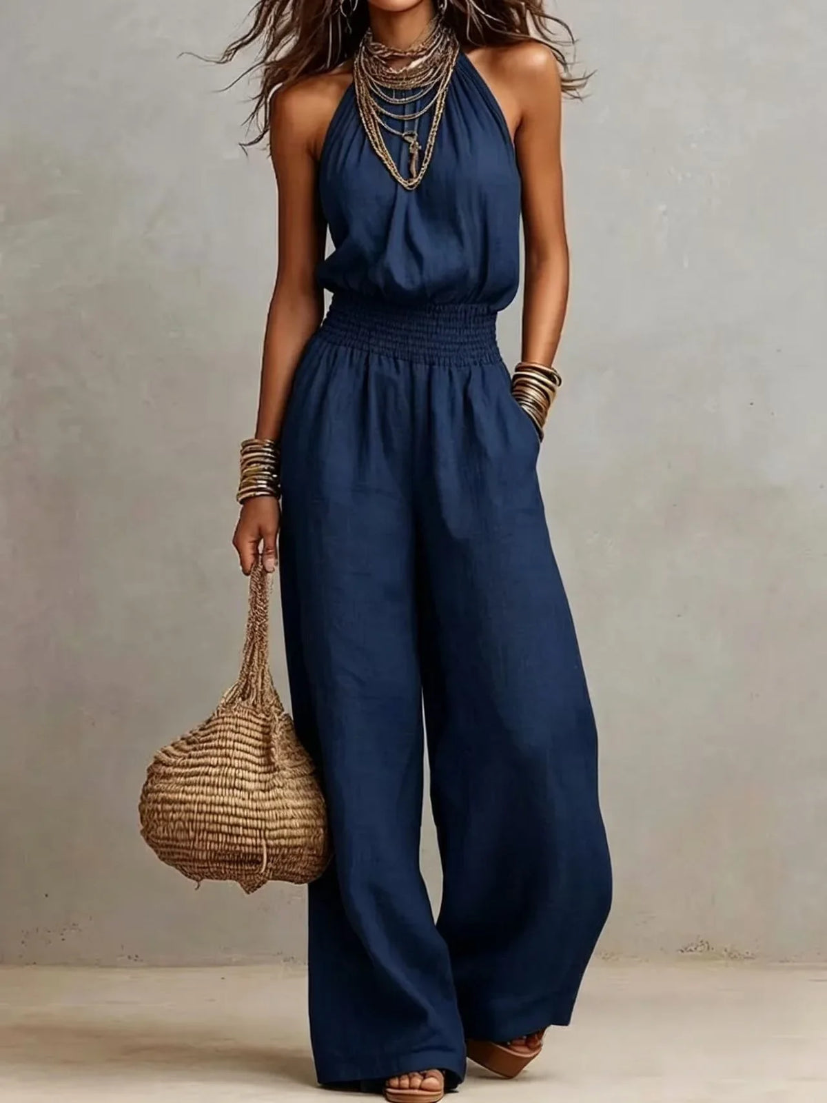 Lorena Flowing Wide Leg Jumpsuit