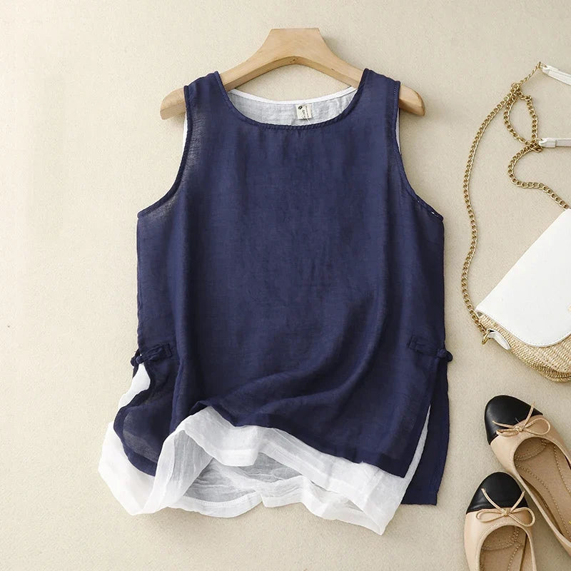 Quince Double Layer Tank Top