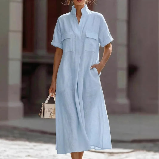Ivy Loose Shirt Dress