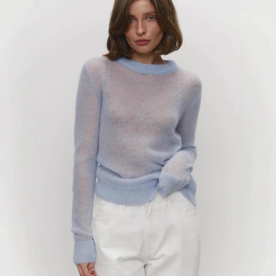 Kayla Mohair Knit Sweater