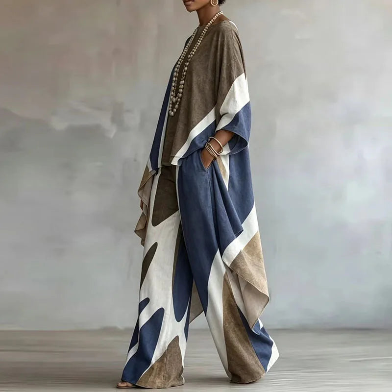 Ophelia Abstract Trouser Set