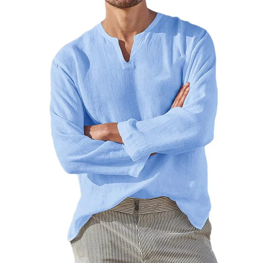 Nova Linen Long Sleeve Shirt