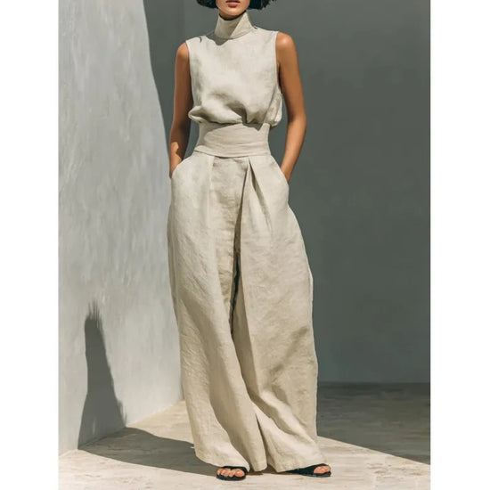 Amara High Waist Jumpsuit