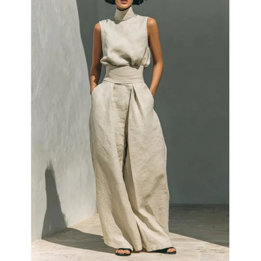 Amara High Waist Jumpsuit