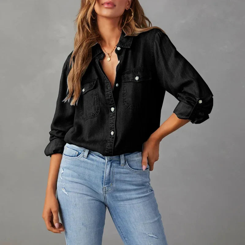Linda Relaxed Denim Shirt