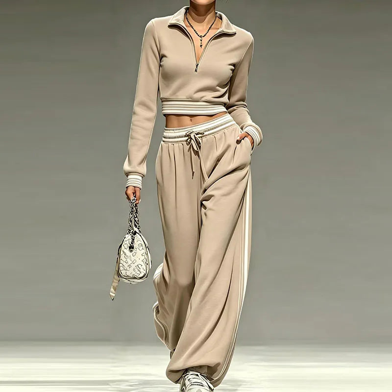 Roslie Relaxed Zip Activewear Set