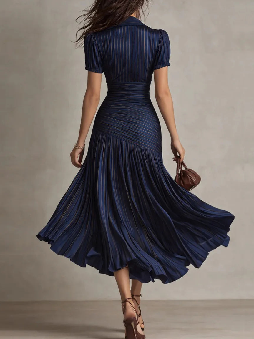 Monroe Pleated Midi Dress