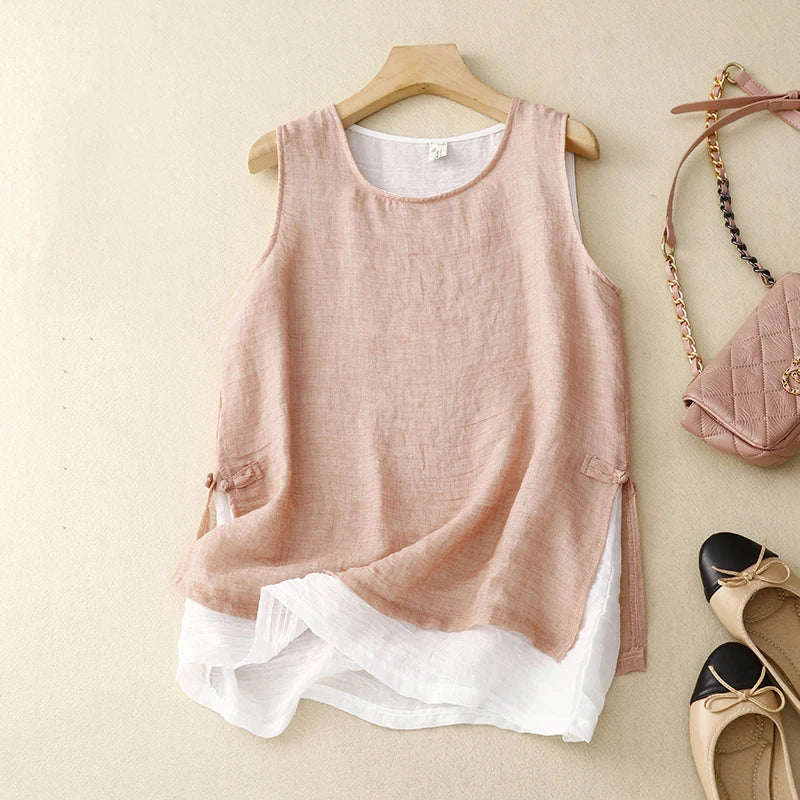 Quince Double Layer Tank Top