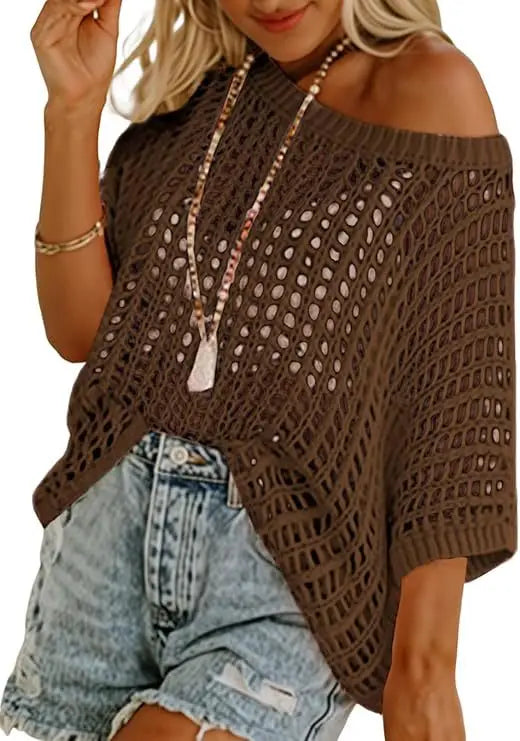 Brielle Open Knit Sweater