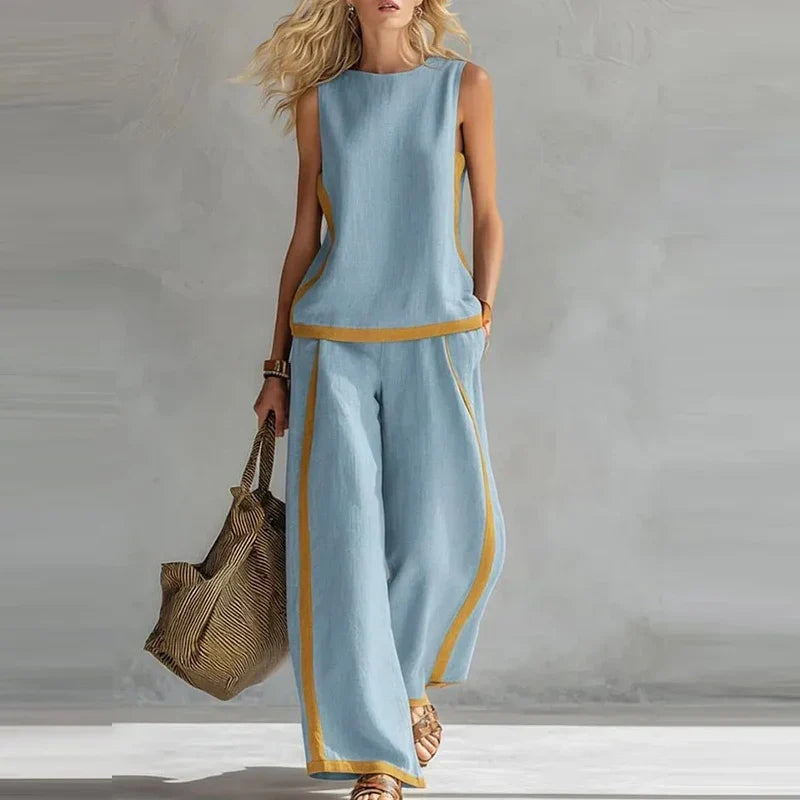 Andrea Wide Leg Matching Set