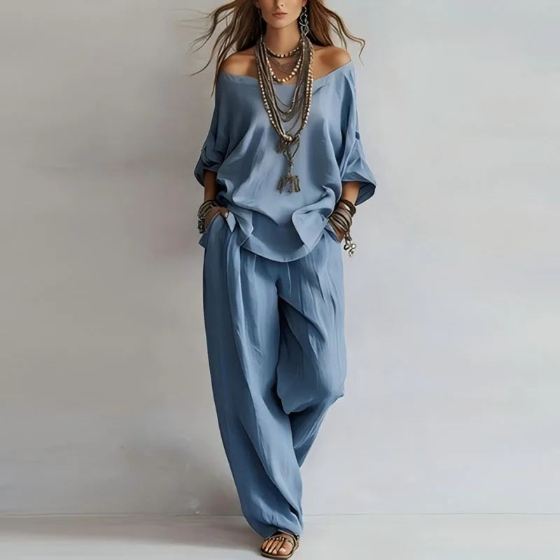Mia Off Shoulder Co-ord Set