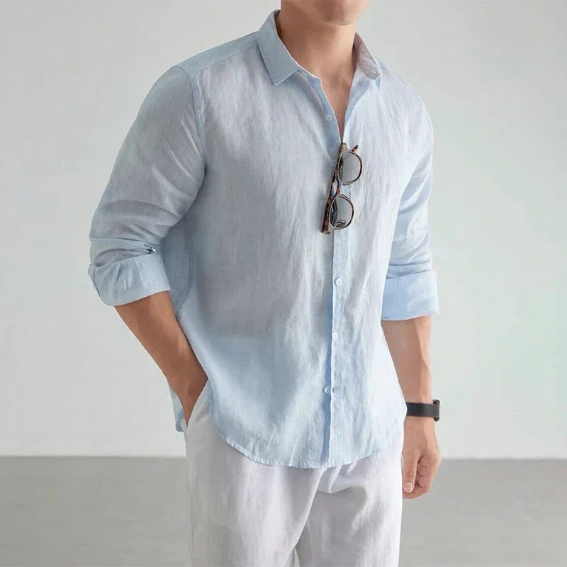 Shoreline Breeze Linen Shirt