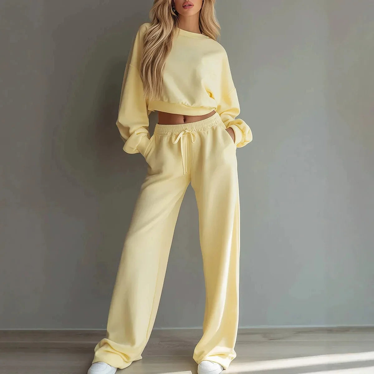Elowen Cropped Lounge Set