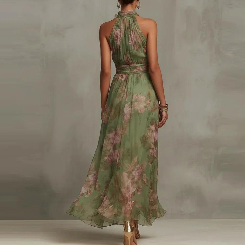 Natalie Floral Maxi Wedding Guest Dress