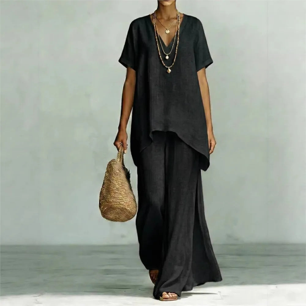 Valerie Linen Two Piece Set