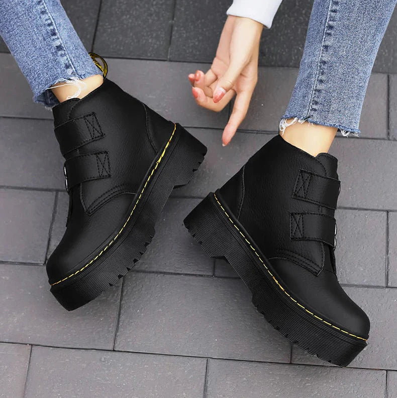 Orlinda Supportive Leather Platforms