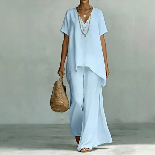 Valerie Linen Two Piece Set