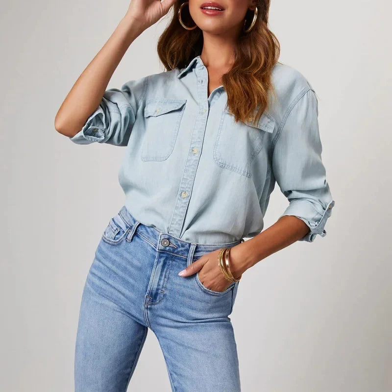 Linda Relaxed Denim Shirt