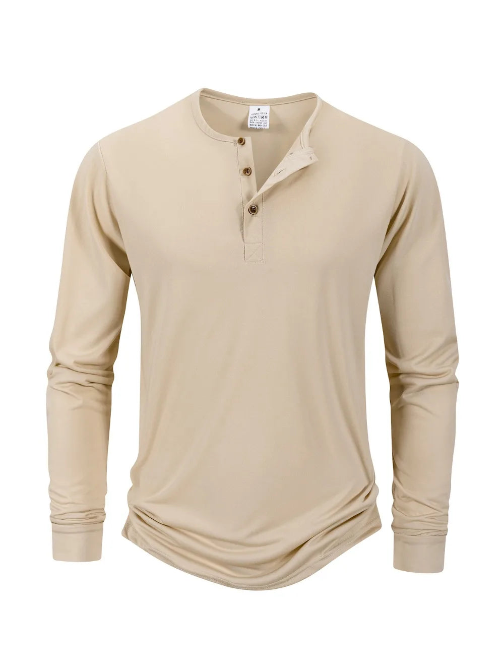 Marco Henley Long Sleeve Neckline Shirt