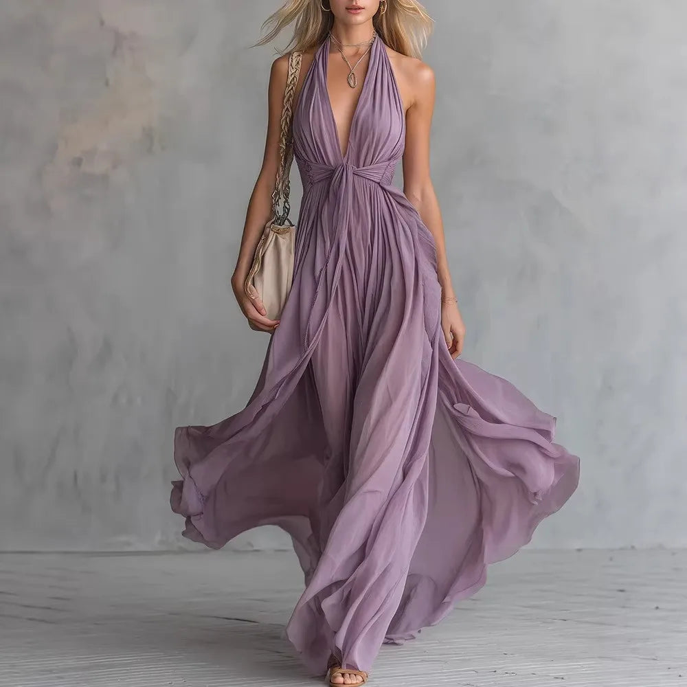 Roselyn Flowy Evening Dress