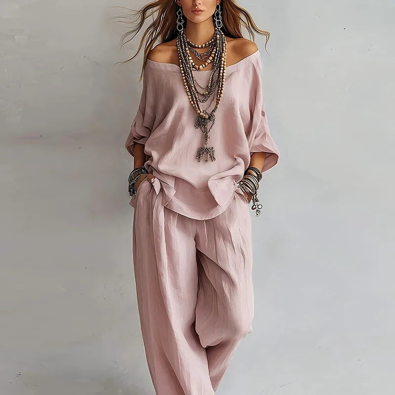 Mia Off Shoulder Co-ord Set