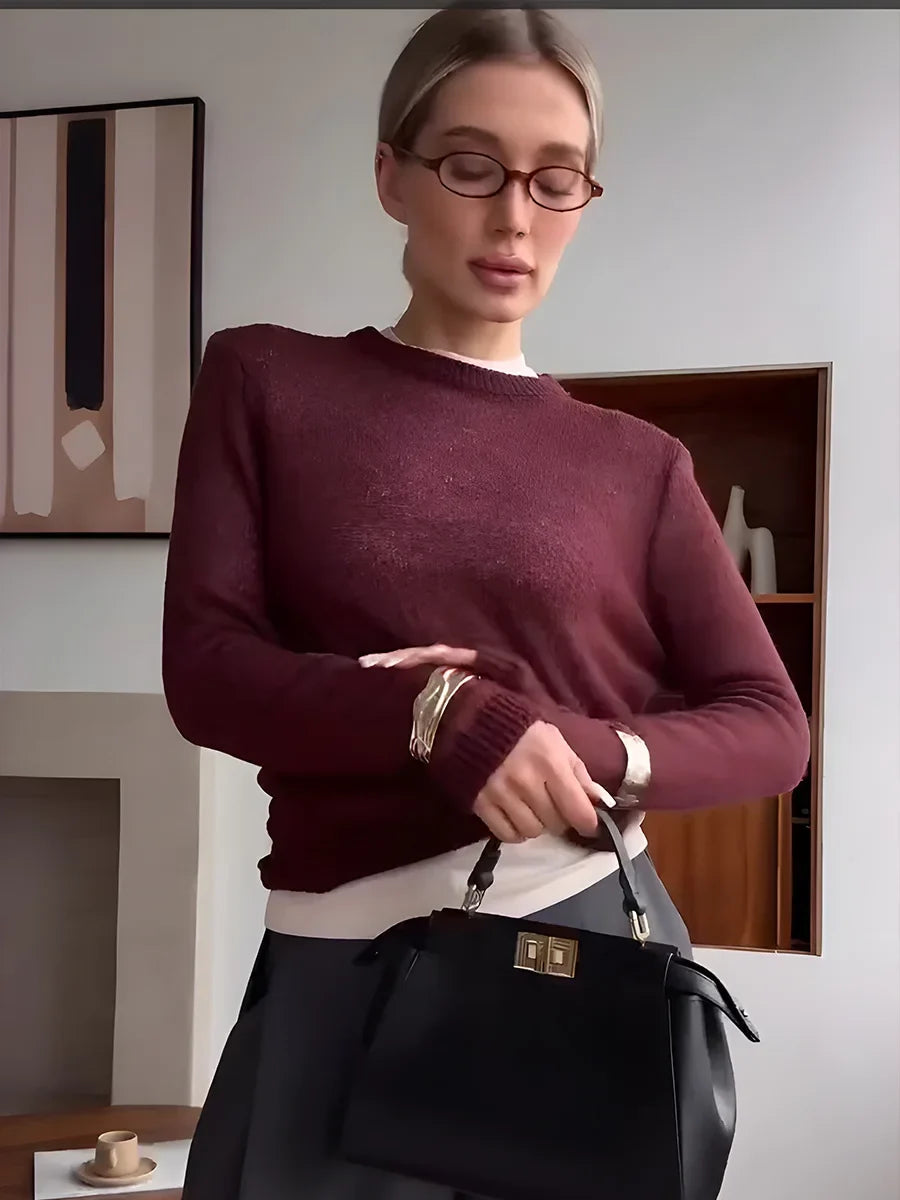 Kayla Mohair Knit Sweater