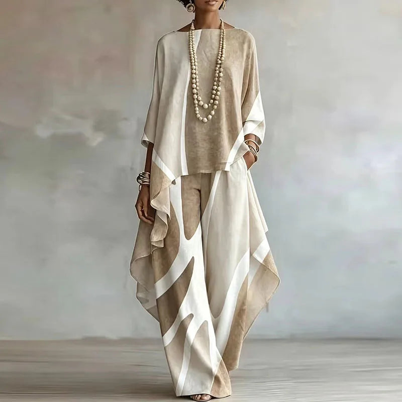 Ophelia Abstract Trouser Set