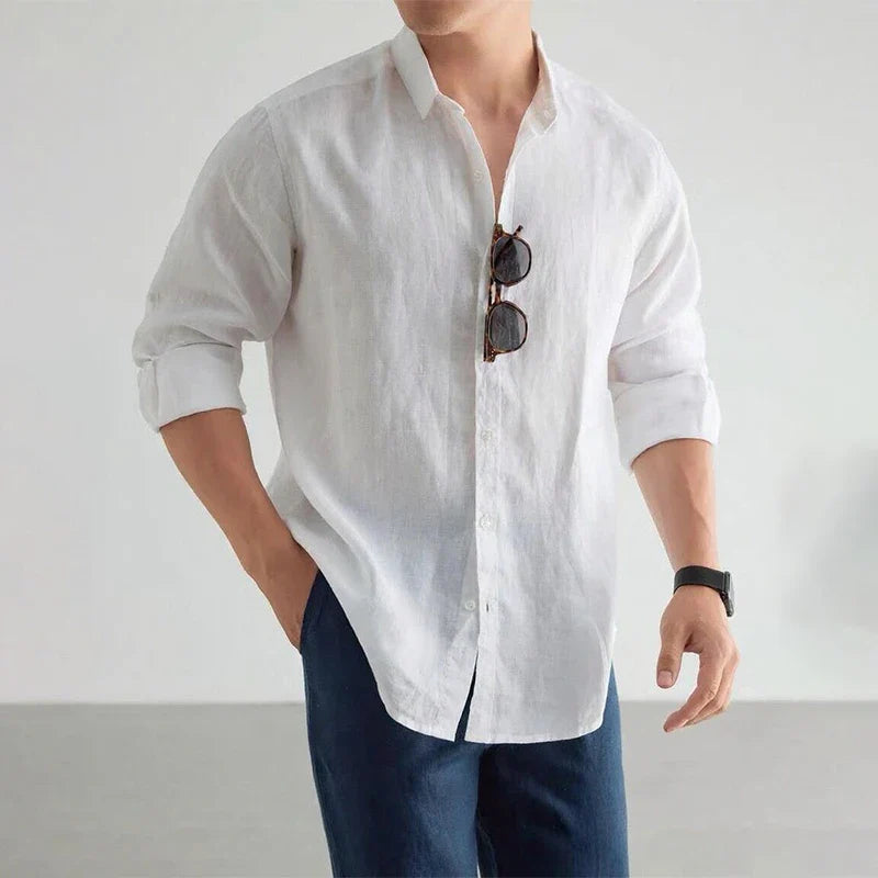 Shoreline Breeze Linen Shirt