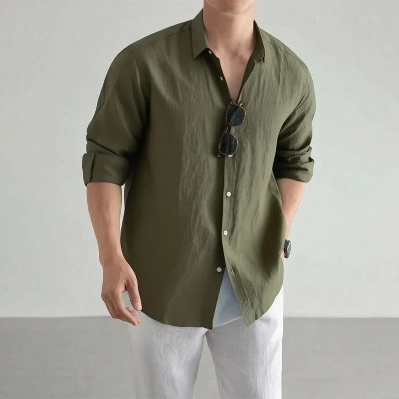 Shoreline Breeze Linen Shirt