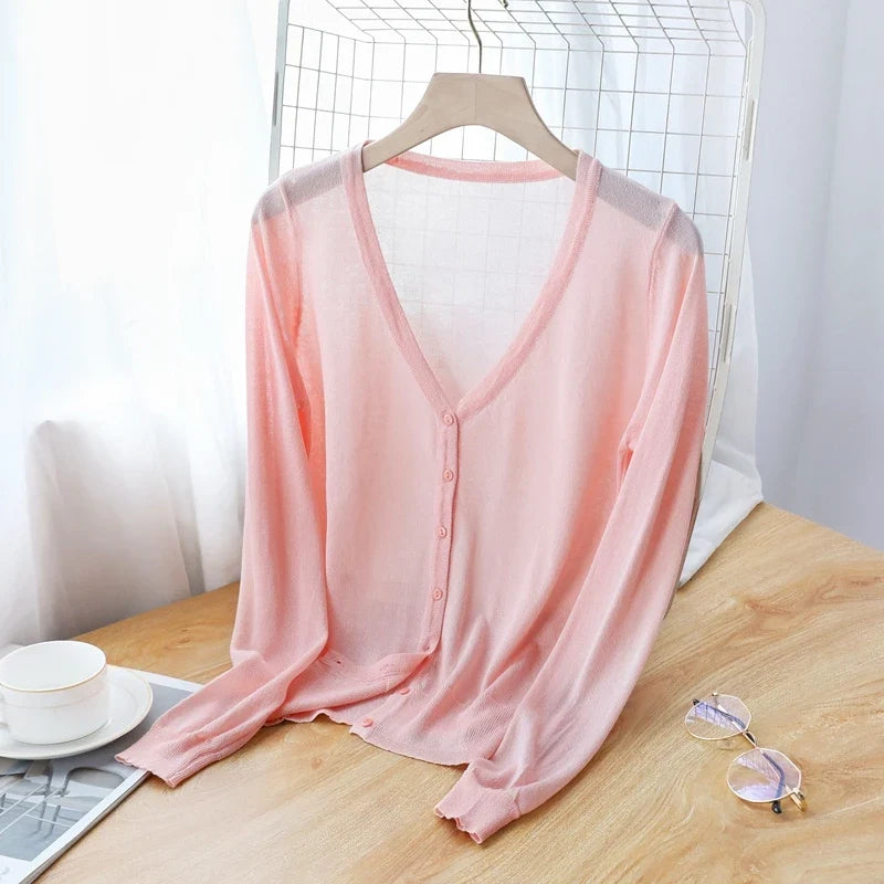 Josephine Ice Silk Cardigan
