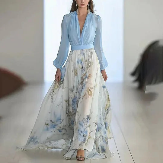 Celena Floral Print Wedding Guest Dress