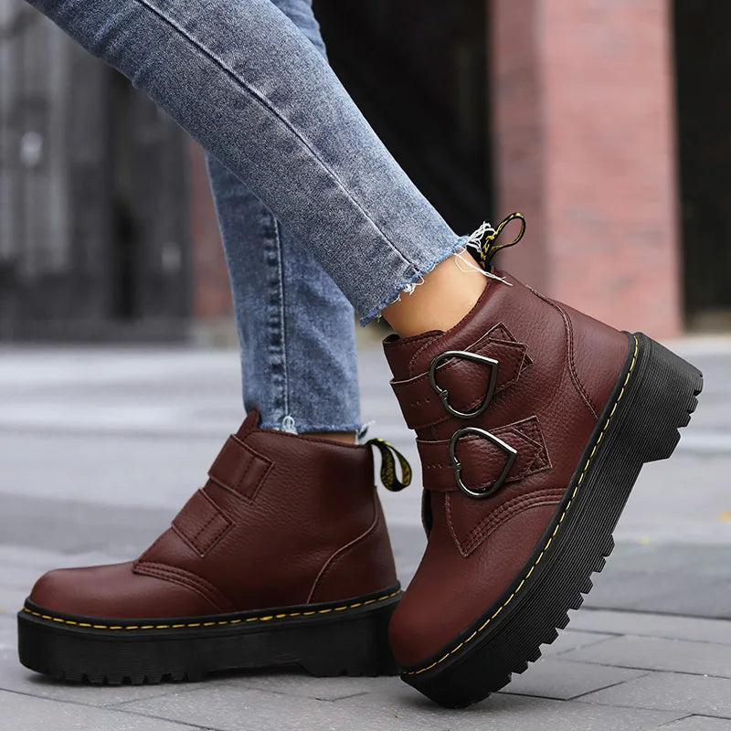 Orlinda Supportive Leather Platforms