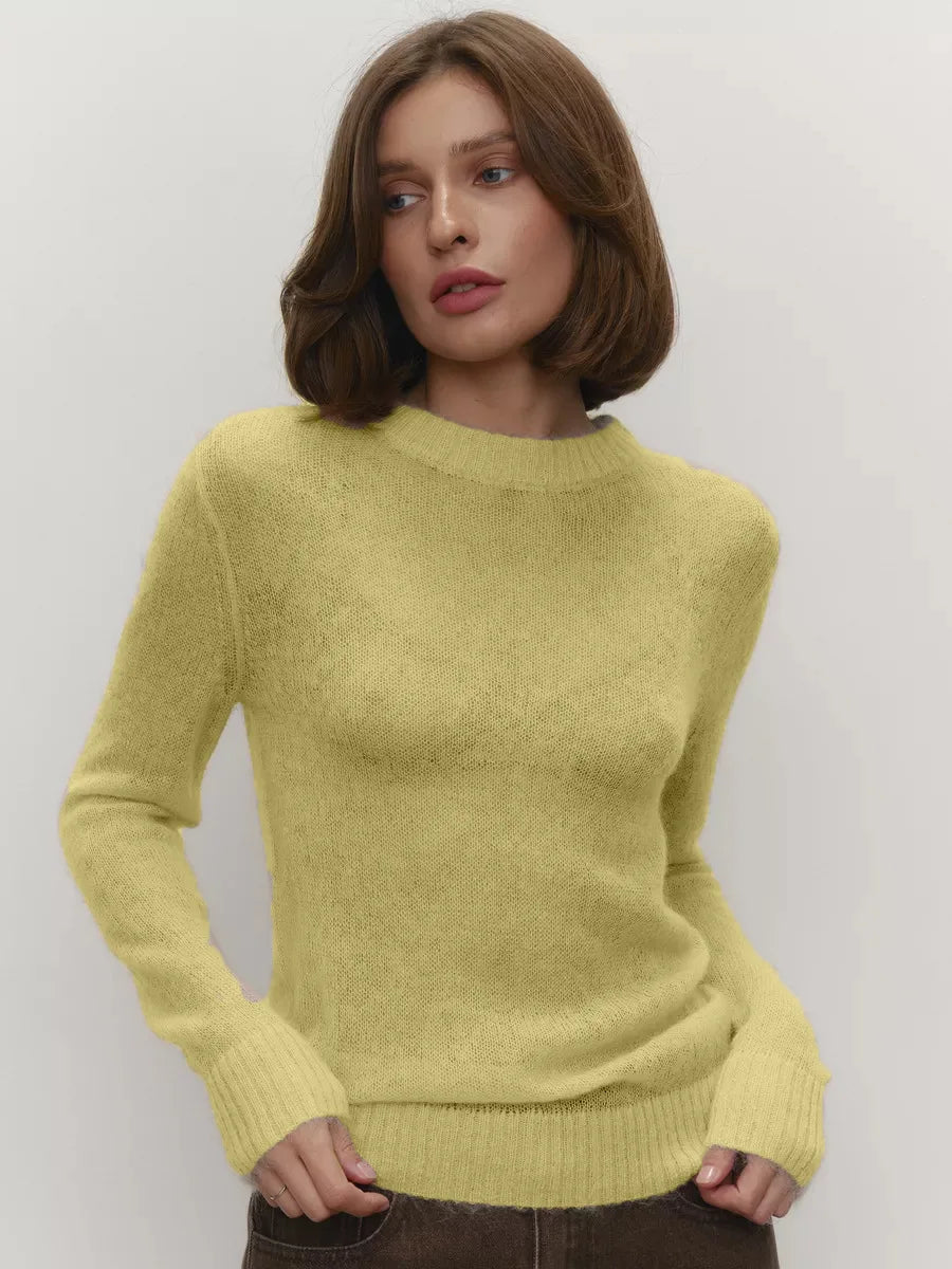 Kayla Mohair Knit Sweater