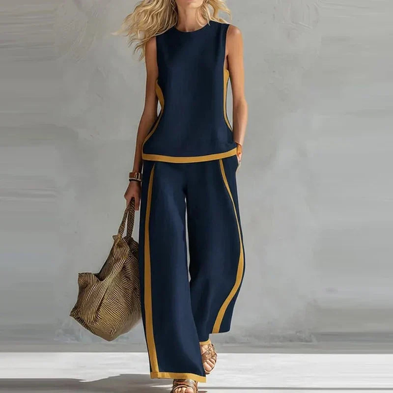 Andrea Wide Leg Matching Set