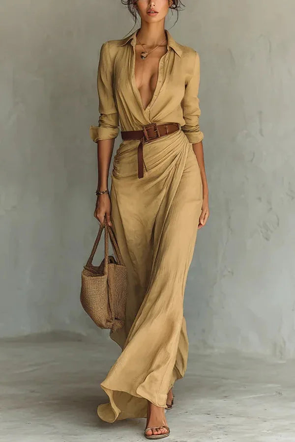 Lily Wrap Maxi Dress