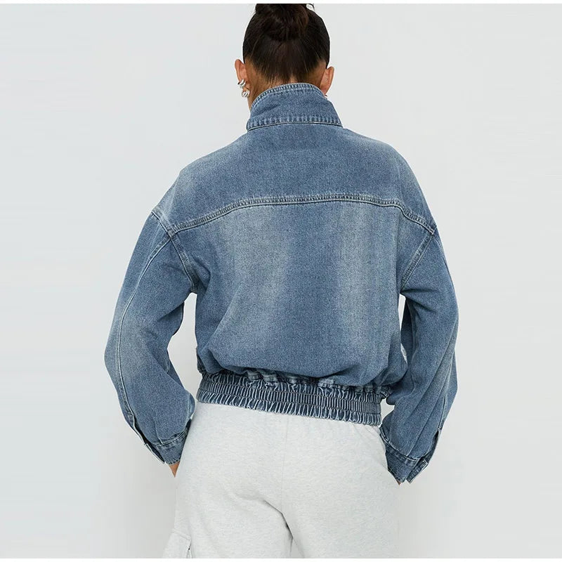 Louise Cropped Denim Jacket