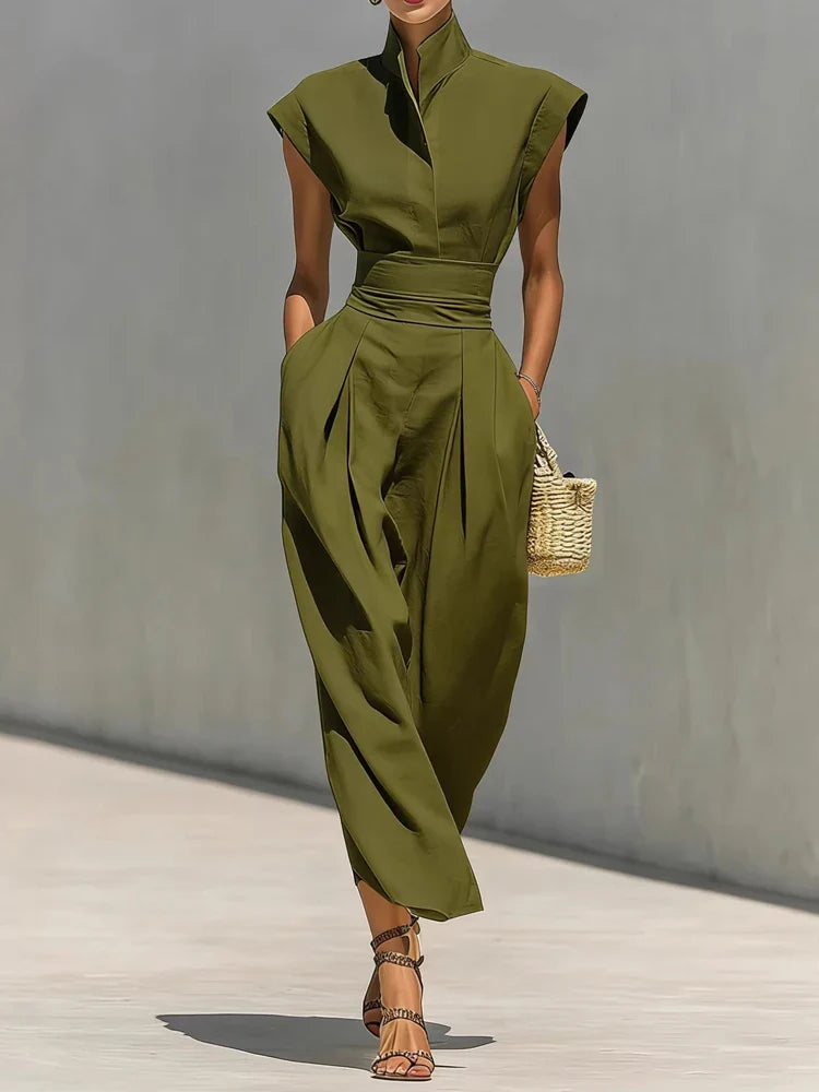Emma Structured Midi Dress
