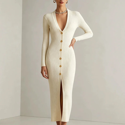 Solane Soft Knit Midi Dress