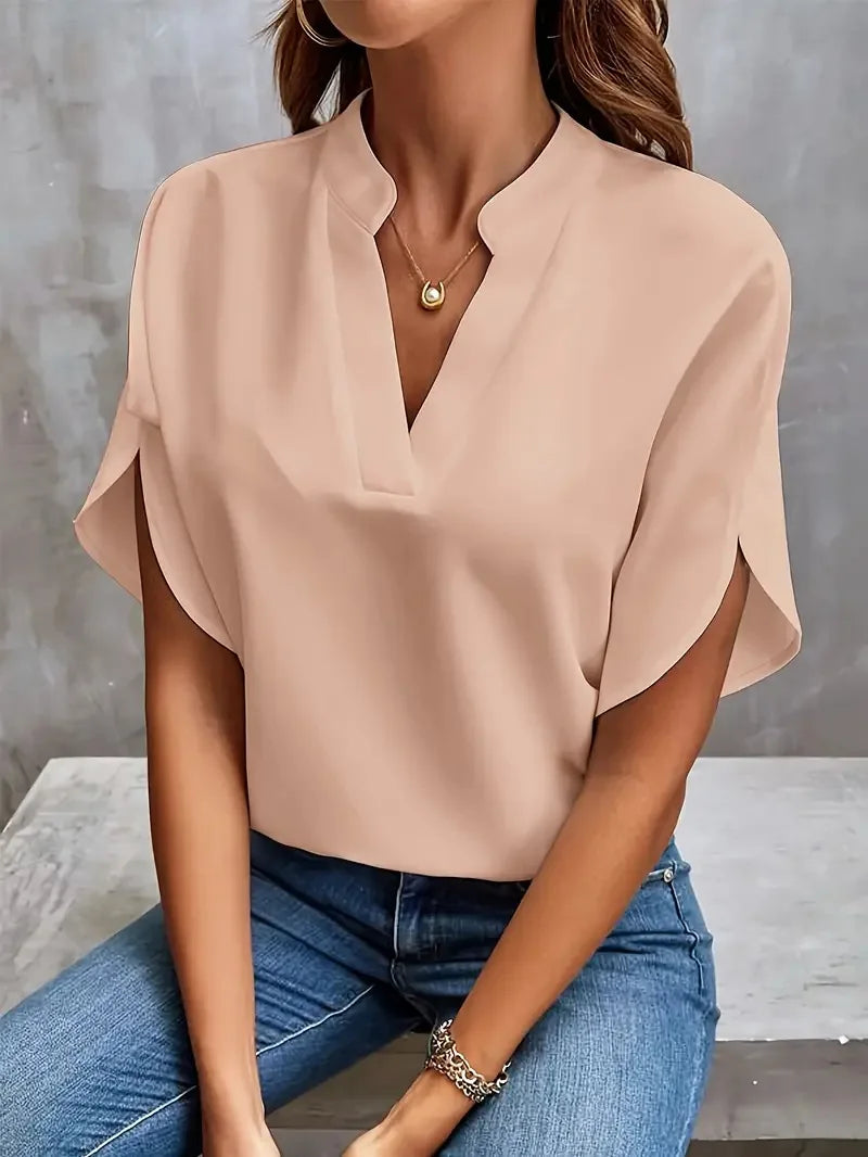 Clarke Silk Drape Blouse