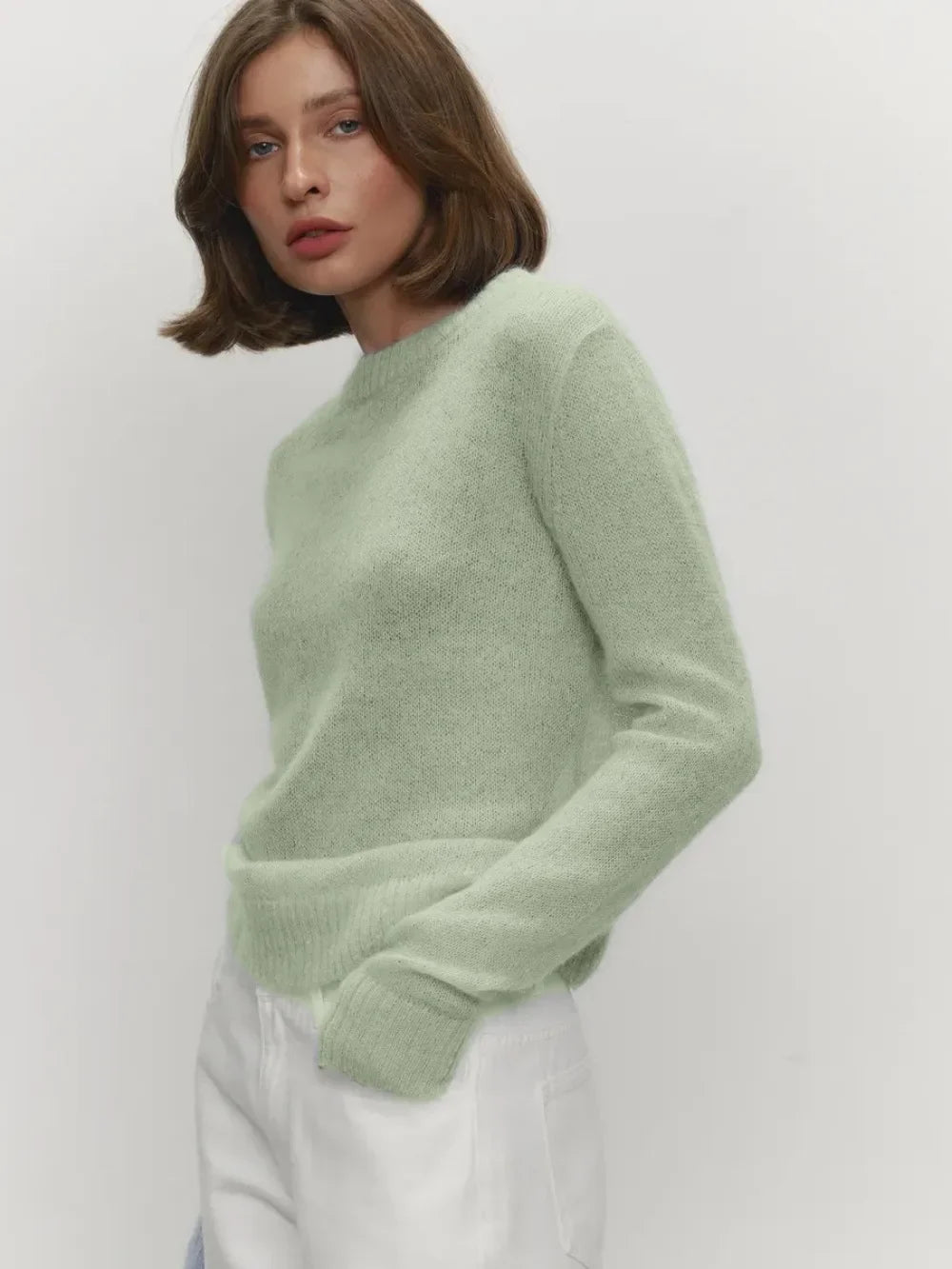 Kayla Mohair Knit Sweater