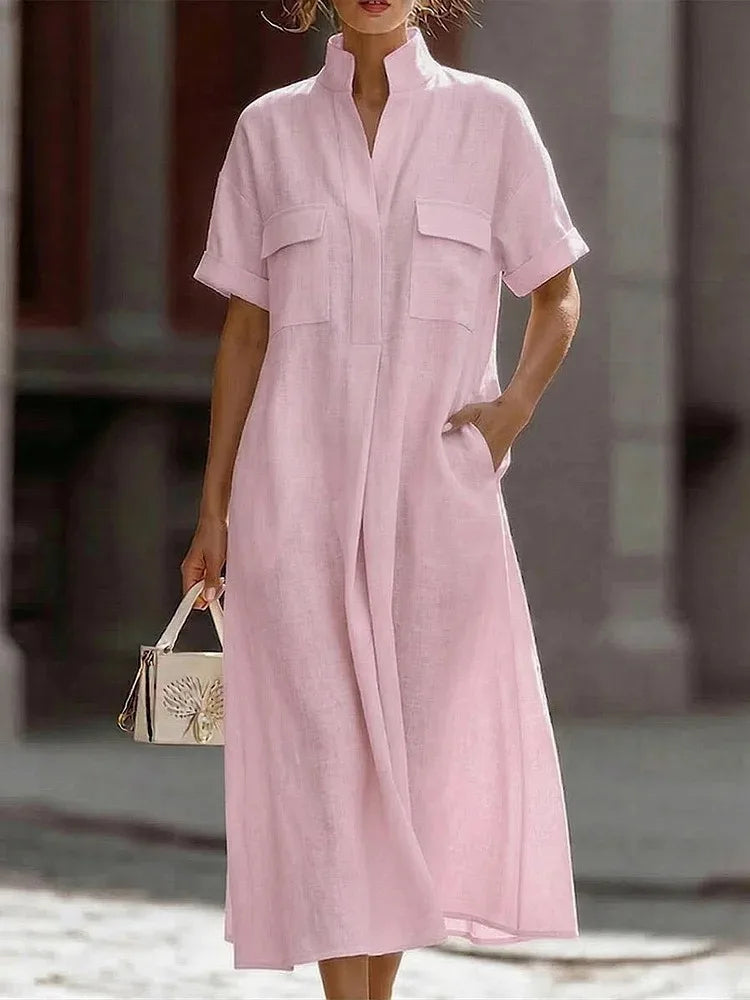 Ivy Loose Shirt Dress