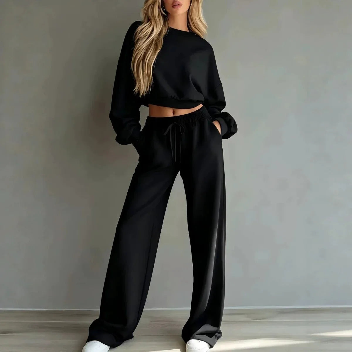 Elowen Cropped Lounge Set