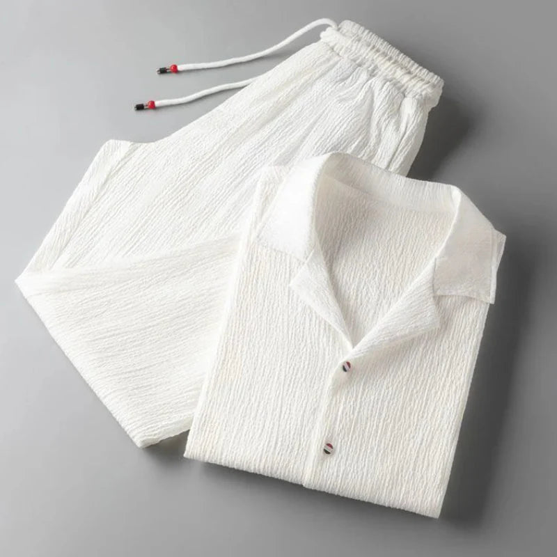 Victor Linen Two Piece Set