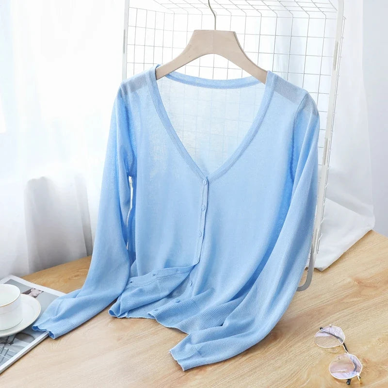 Josephine Ice Silk Cardigan