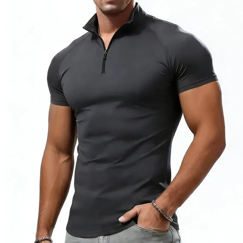 Leon Half-Zip Compression Shirt
