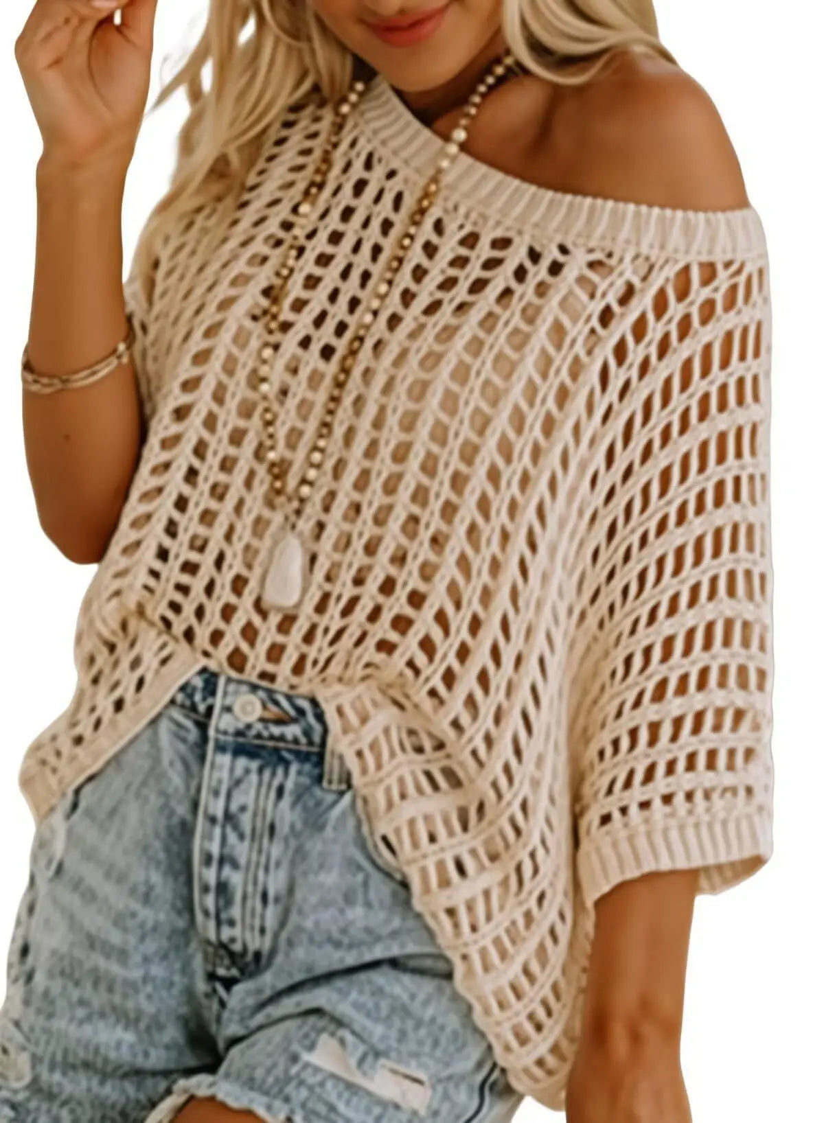 Brielle Open Knit Sweater