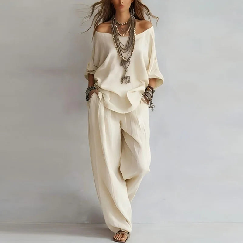 Mia Off Shoulder Co-ord Set
