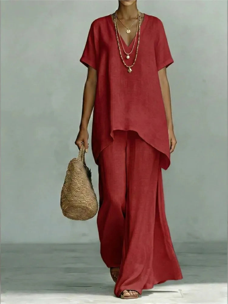 Valerie Linen Two Piece Set
