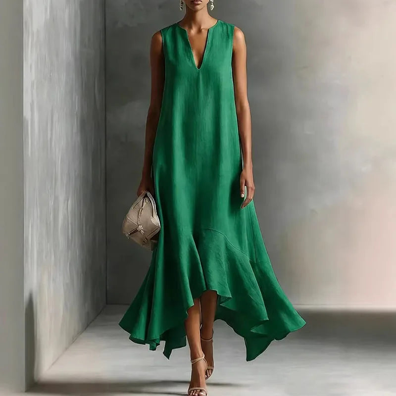 Charlotte V Neck Flowy Sundress