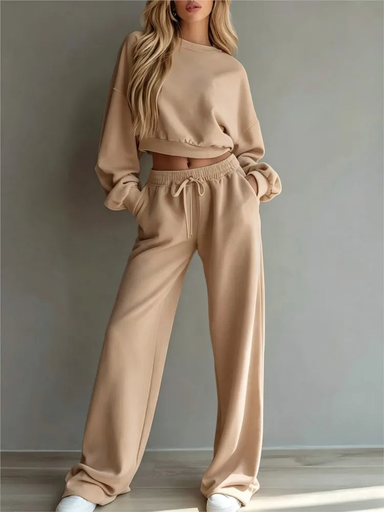 Elowen Cropped Lounge Set